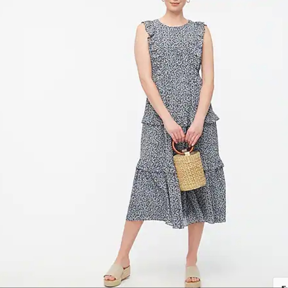 J CREW TIERED DRESS💙